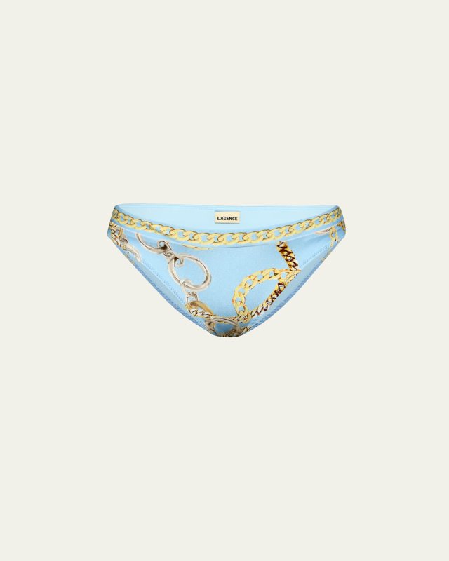 Nicole Oversized Chain Classic Bikini Bottoms
